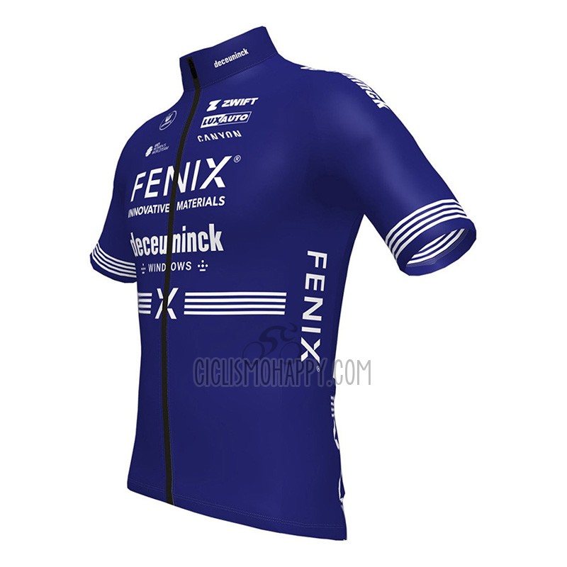 Deceuninck Quick Step Cycling Jersey Bib Short 2023 Short Sleeve Purple